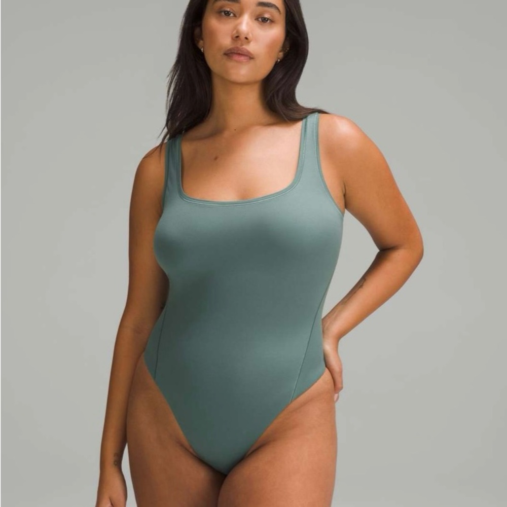 Lululemon Nulu Square-Neck Sleeveless Bodysuit - Women’s - Medium Forest